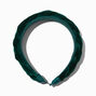 Emerald Green Braided Headband,