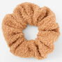 Tan Teddy Hair Scrunchie,