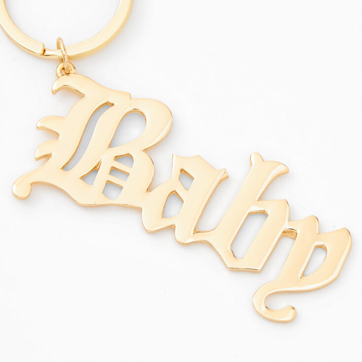 Baby Keychain - Gold,