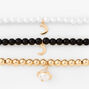 Gold Celestial Beaded Stretch Bracelets &#40;3 Pack&#41;,