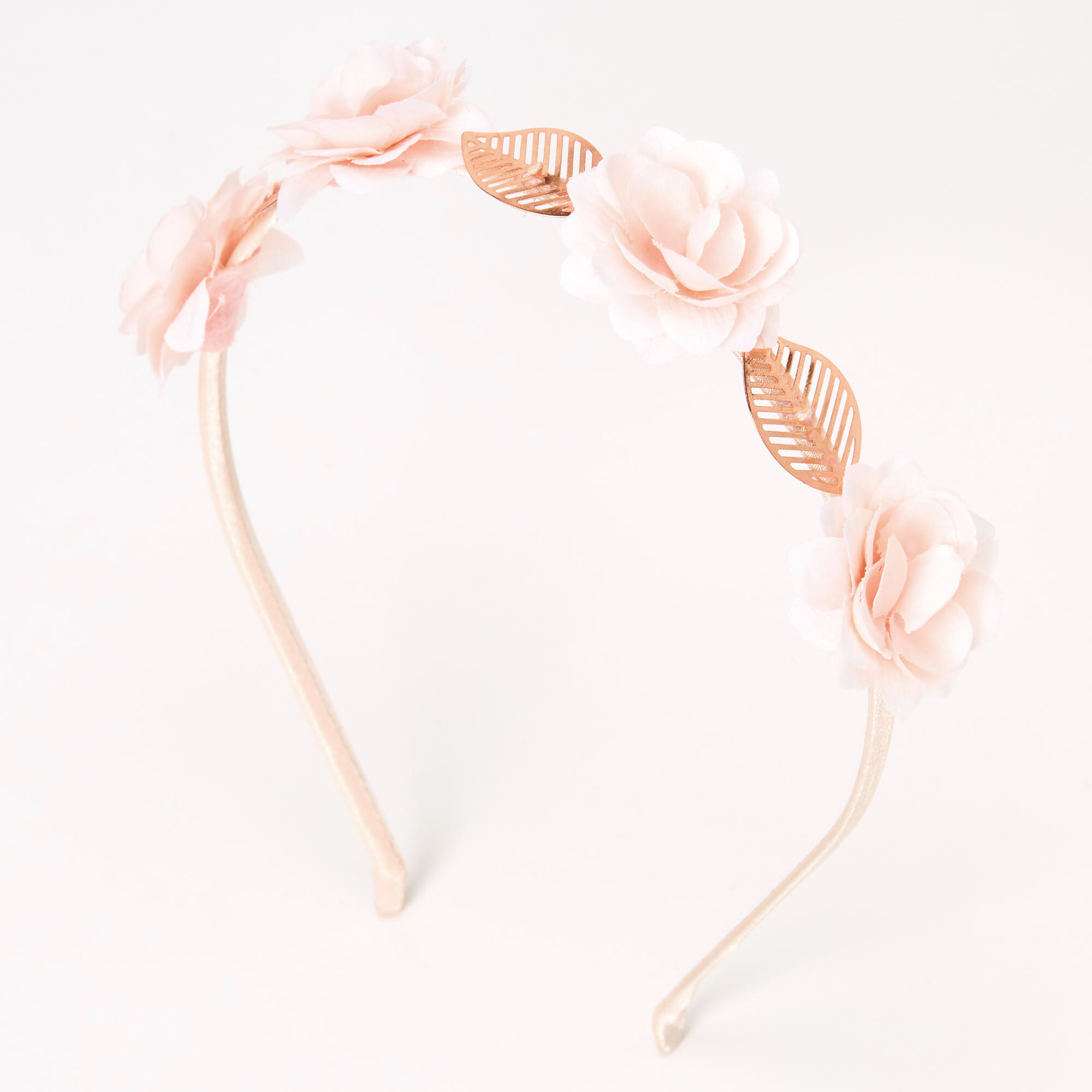rose gold flower headband