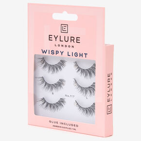 Eylure Wispy Light False Lashes - No. 117, 3 Pack,