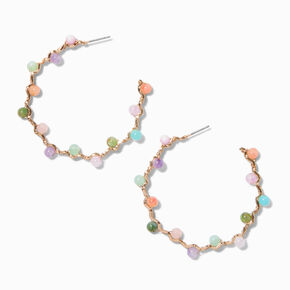 Faux Pearl &amp; Crystal Graduated Stud Earrings,