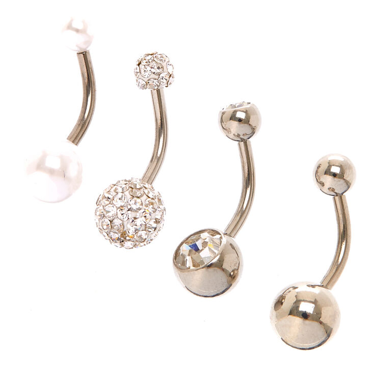 Rich Kids Stainless Steel Belly Bars,