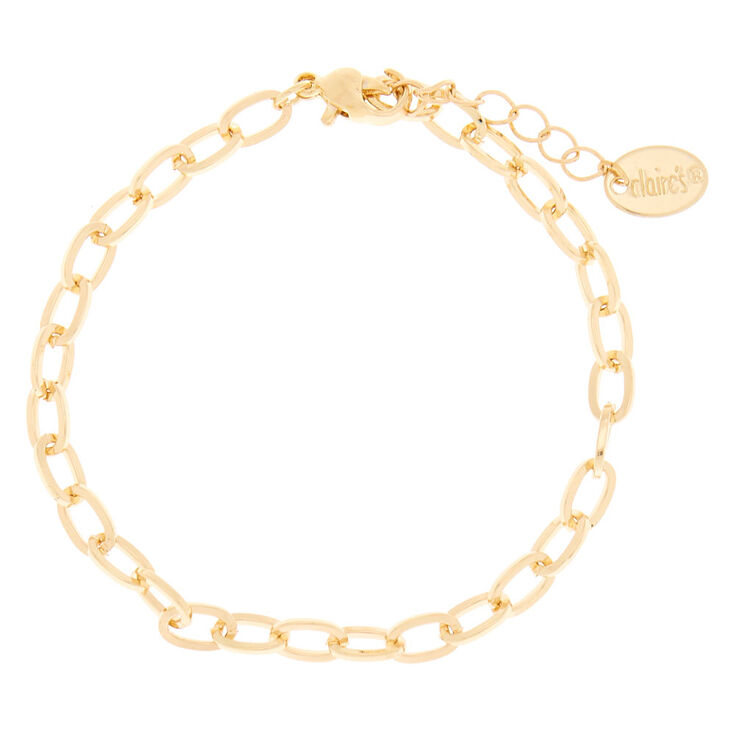 Gold Charm Bracelet Chain,