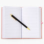 Focus On The Good Stuff Velvet Journal - Pink,
