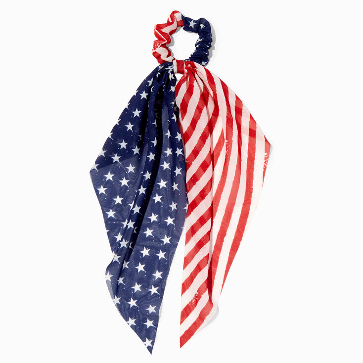 Stars &amp; Stripes Hair Scrunchie Scarf,
