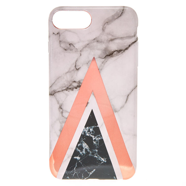 Geometric Marbled Phone Case - Fits iPhone 6/7/8/SE,