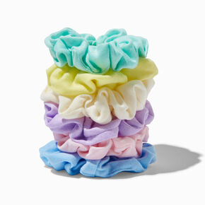 Mixed Pastels Hair Scrunchies - 6 Pack,