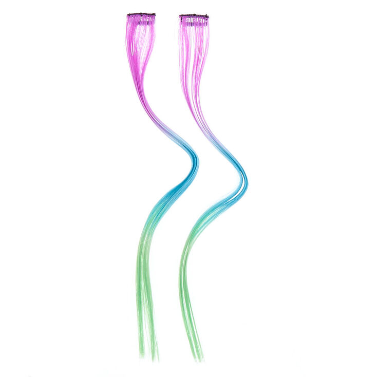 Pastel Ombre Faux Hair Extensions 2 Pack Icing Us