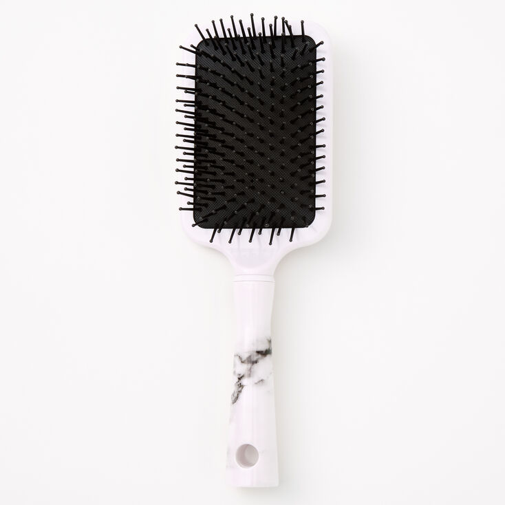 Black &amp; White Marble Hair Brush,