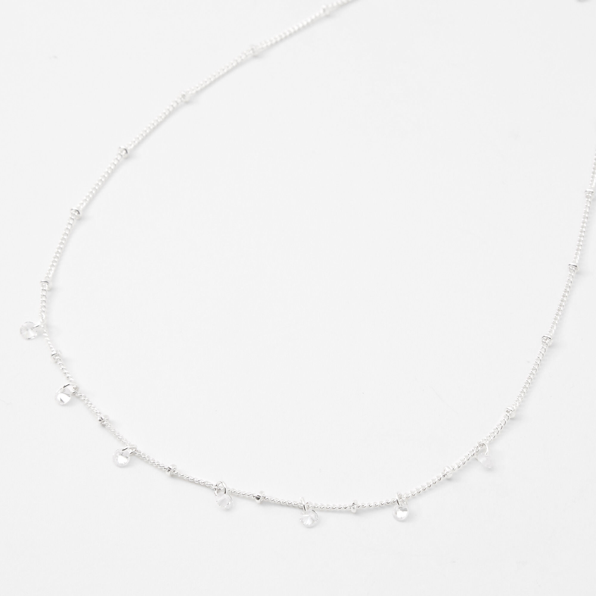 Small cubic zirconia necklace deals