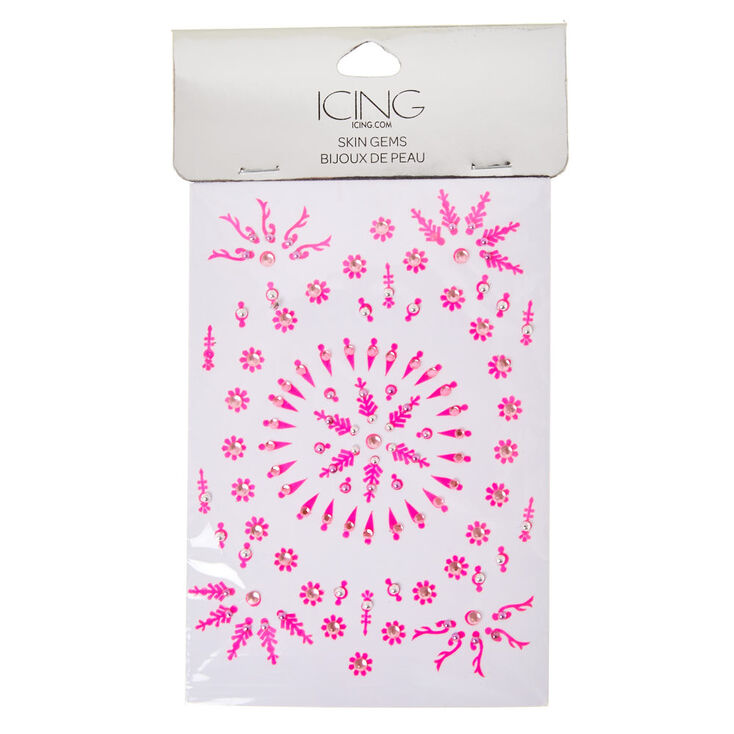 Hot Pink Skin Gems,