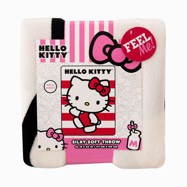 Hello Kitty&reg; Waving Stripes Silk Touch Throw &#40;ds&#41;,
