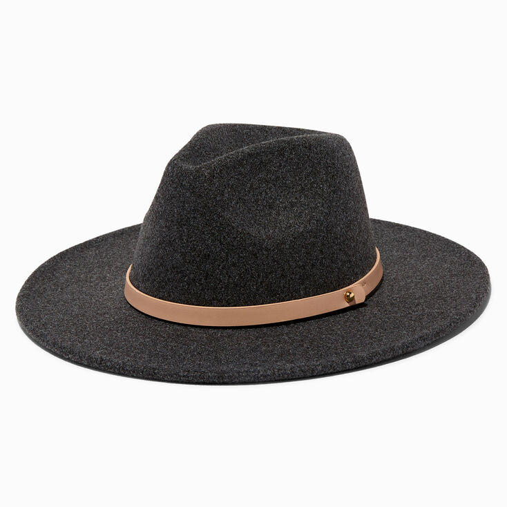 Gray Felted Rancher Style Hat,