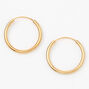 18kt Gold Plated 14MM Hoop Earrings,