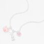 Silver Zodiac Charm Pendant Necklace - Aries,