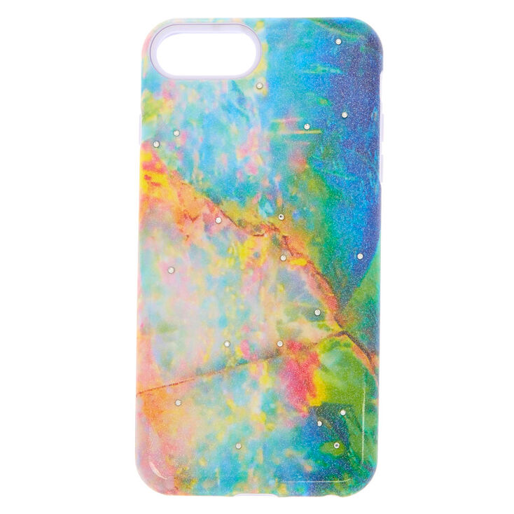 Dark Opal Stone Protective Phone Case - Fits iPhone 6/7/8 Plus,