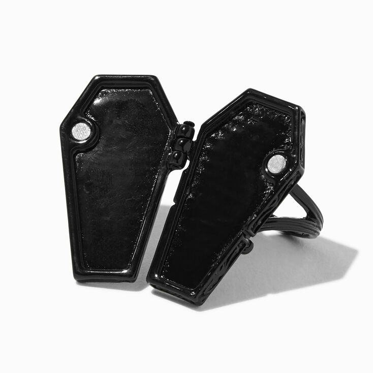 Hinged Coffin Shaped Ring,
