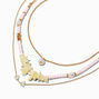 Pearl, Shell, &amp; Heishi Bead Multi-Strand Necklace,