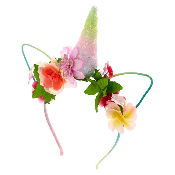 Flower Crown Unicorn Headband,