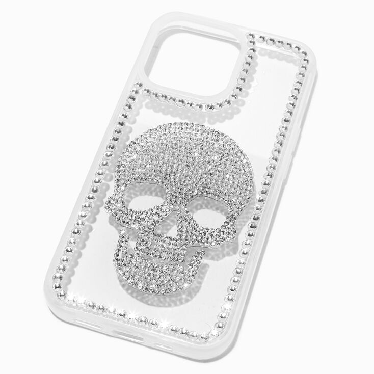 Bling Skull Protective Phone Case - Fits iPhone&reg; 13 Pro,