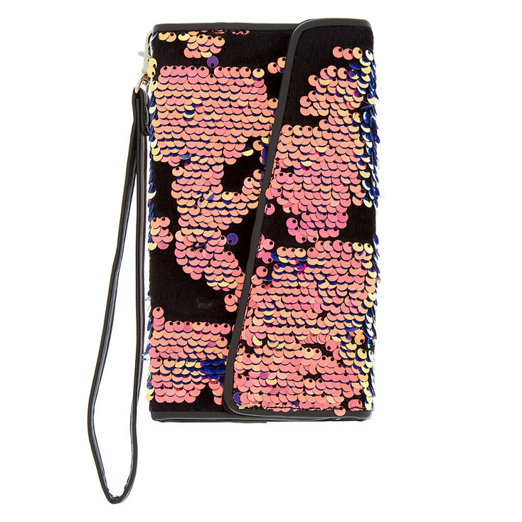Velvet Reversible Sequin Folio Phone Case - Fits iPhone 6/7/8 Plus,