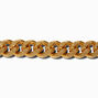 Gold-tone Mega Curb Chain Bracelet,
