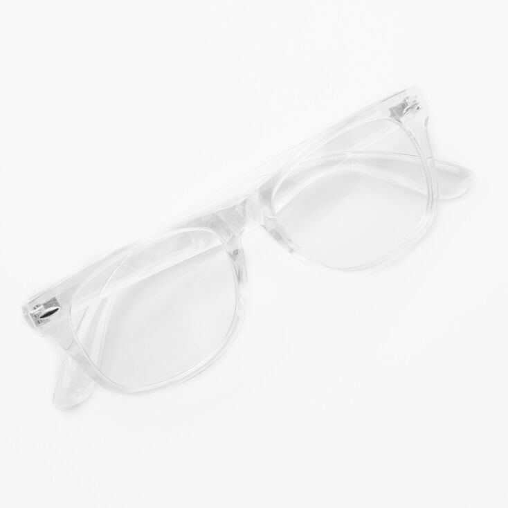 Holographic Rectangular Clear Lens Frames,