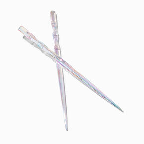 Holographic Hair Sticks - 2 Pack,