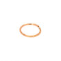 Sterling Silver Rose Gold 20G Lazer Cut Hoop Nose Ring,
