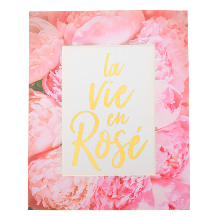 La Vie En Rosé Mini Wall Art,