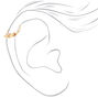 Gold 16G Mixed Snake Cartilage Earrings - 3 Pack,