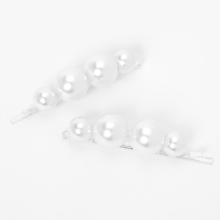 Scalloped Rhinestone & Pearl Flask,