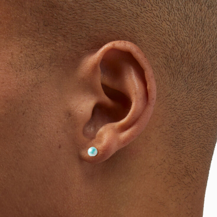 Pearl &amp; Crystal Assorted Stud Earrings - 9 Pack,