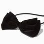 Black Velvet Bow Headband,