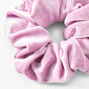 Medium Flat Velvet Hair Scrunchie -Violet,