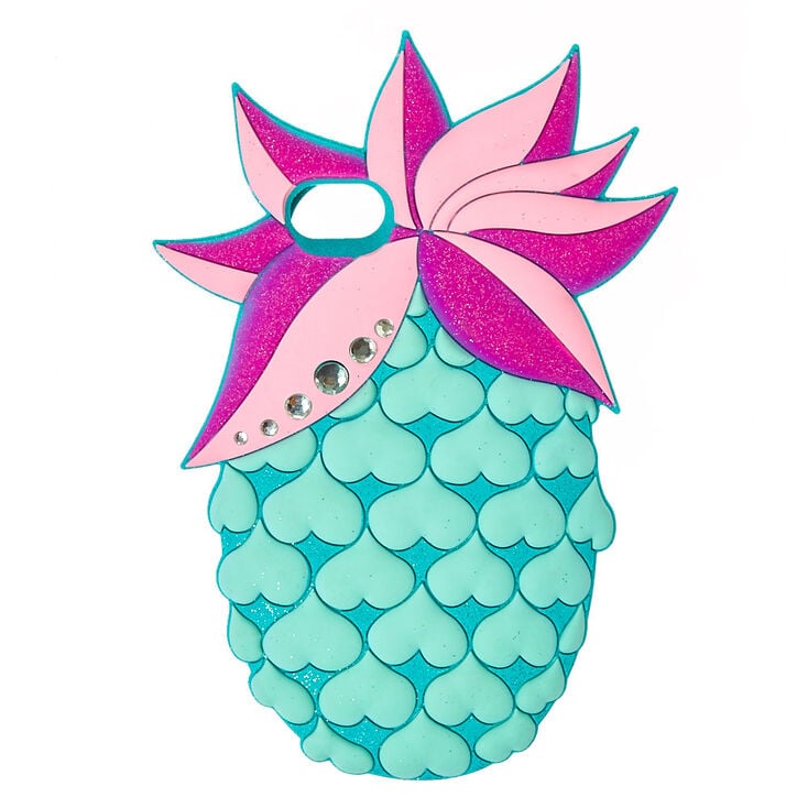 Pastel Pineapple Bling Phone Case - Fits iPhone 6/7/8,