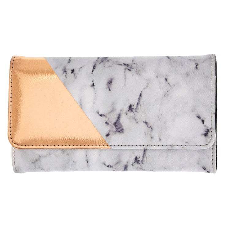 Marble Print Phone Wallet,