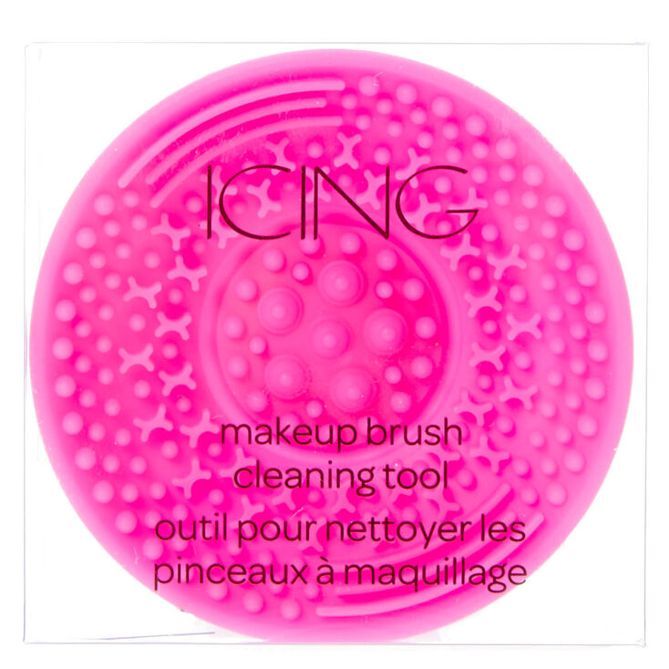 Hot Pink Makeup Brush Cleaning Tool,