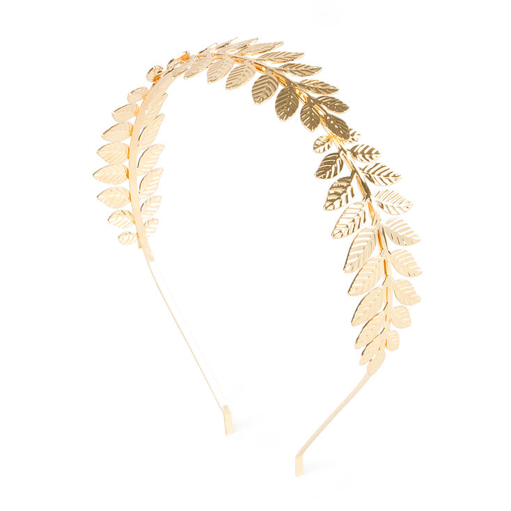 Branches of Gold Leaves Headband,