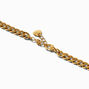 Icing Select 18k Gold Plated Cubic Zirconia Confetti Curb Chain Necklace,
