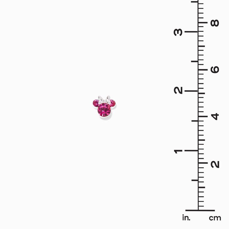 &copy;Disney Minnie Mouse Birthstone Sterling Silver Stud Earrings - October,