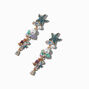 Under the Sea Pearl &amp; Crystal 2.5&quot; Drop Earrings,