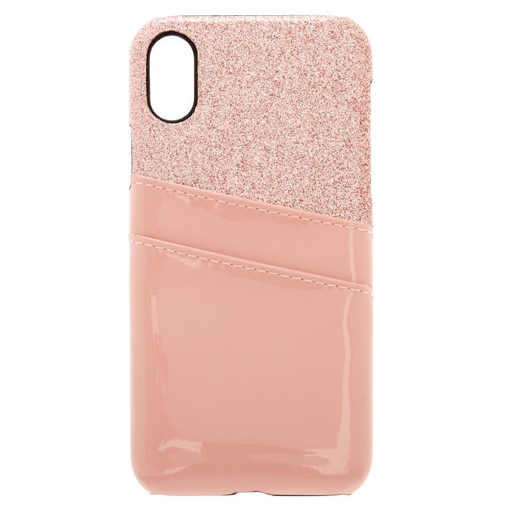 Blush Pink Wallet Phone Case - Fits iPhone X/XS,