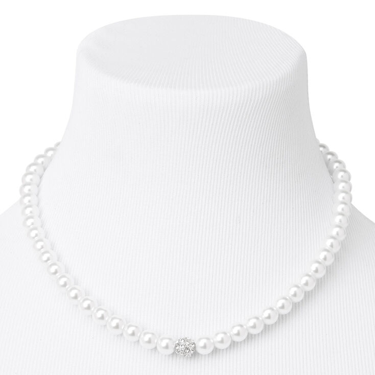Pearl and Rhinestone Jewelry Set - 3 Pack,