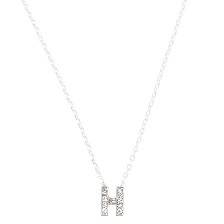 "H" Pendant Initial Necklace,