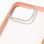 Embellished Clear/Blush Pink Phone Case - Fits iPhone&reg; 13 Pro Max,