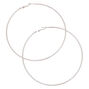 Silver 100MM Hoop Earrings,