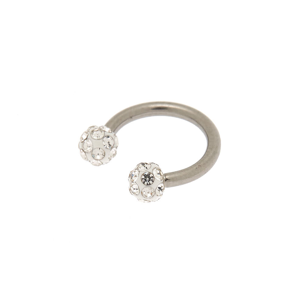 Titanium 16G Fireball Cartilage Earring Icing US